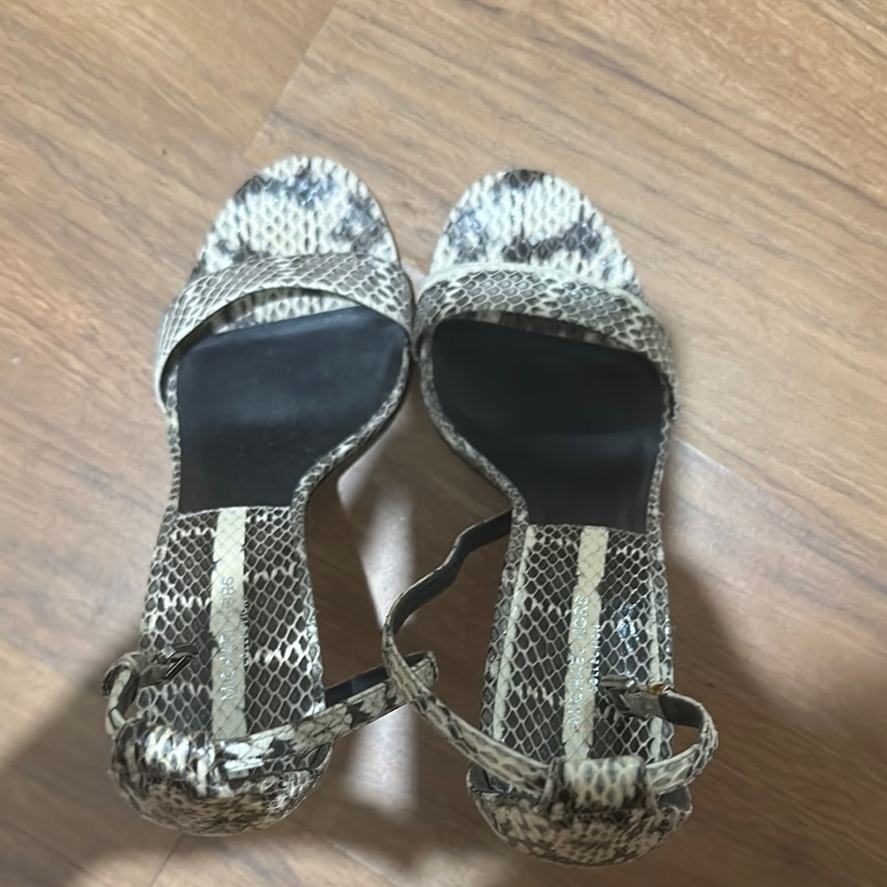 Michael Kors Snakeskin Stiletto Sandals